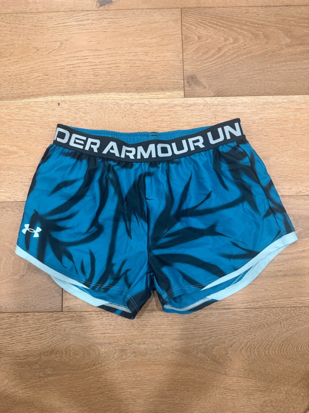 Under Armour Teal and Black Active Shorts
